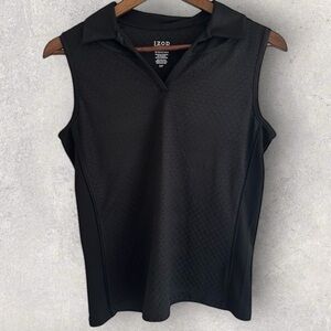 IZOD Women's Black Sleeveless Top Golf or Sports Size Small